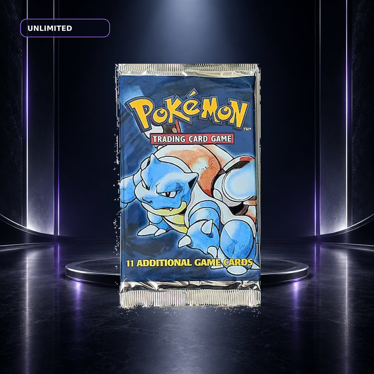 Pokémon TCG: Base Set Unlimited Booster Pack – Blastoise (1999)