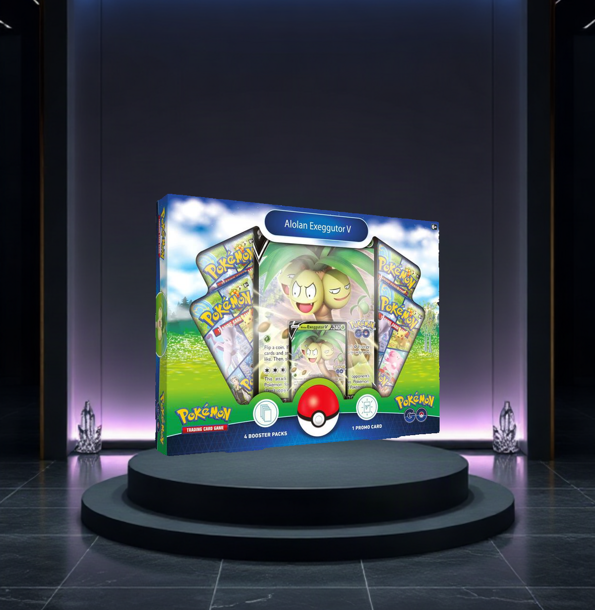 Pokémon TCG: Pokémon GO Collection—Alolan Exeggutor V — English Alolan Exeggutor V promo collection