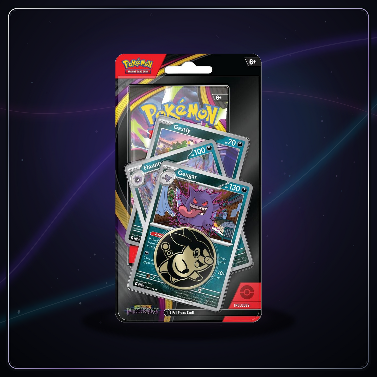 Pitch Black - Premium Checklane Blister [Gengar Line]