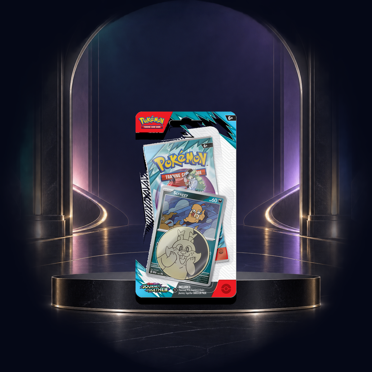 Pokemon TCG: Scarlet & Violet - Journey Together Single Pack Blister - Scraggy