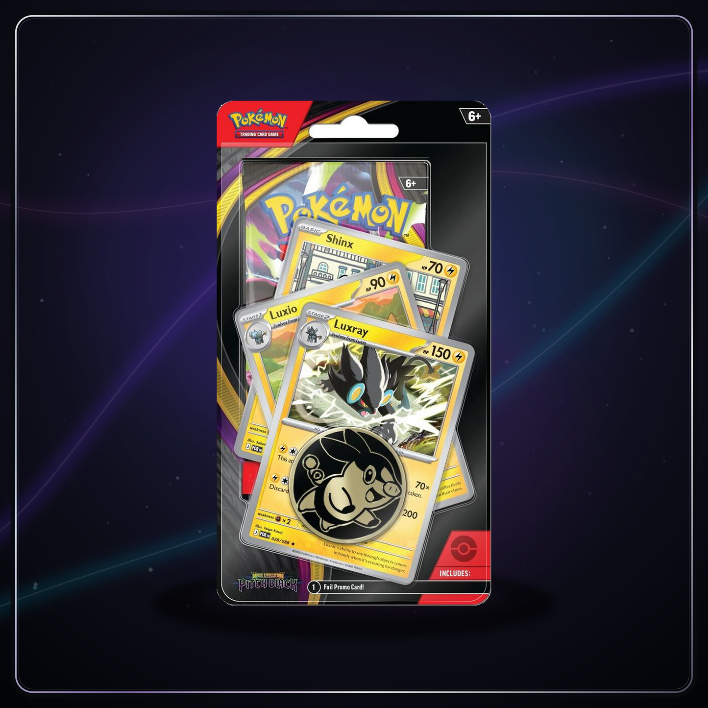 Pitch Black - Premium Checklane Blister [Luxray Line]