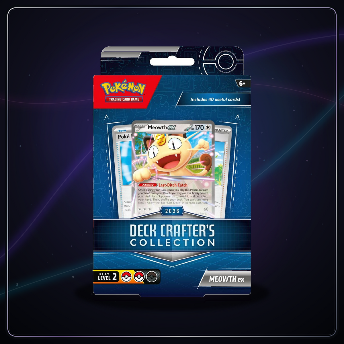 Pokémon TCG: Deck Crafter’s Collection 2026 – Meowth ex