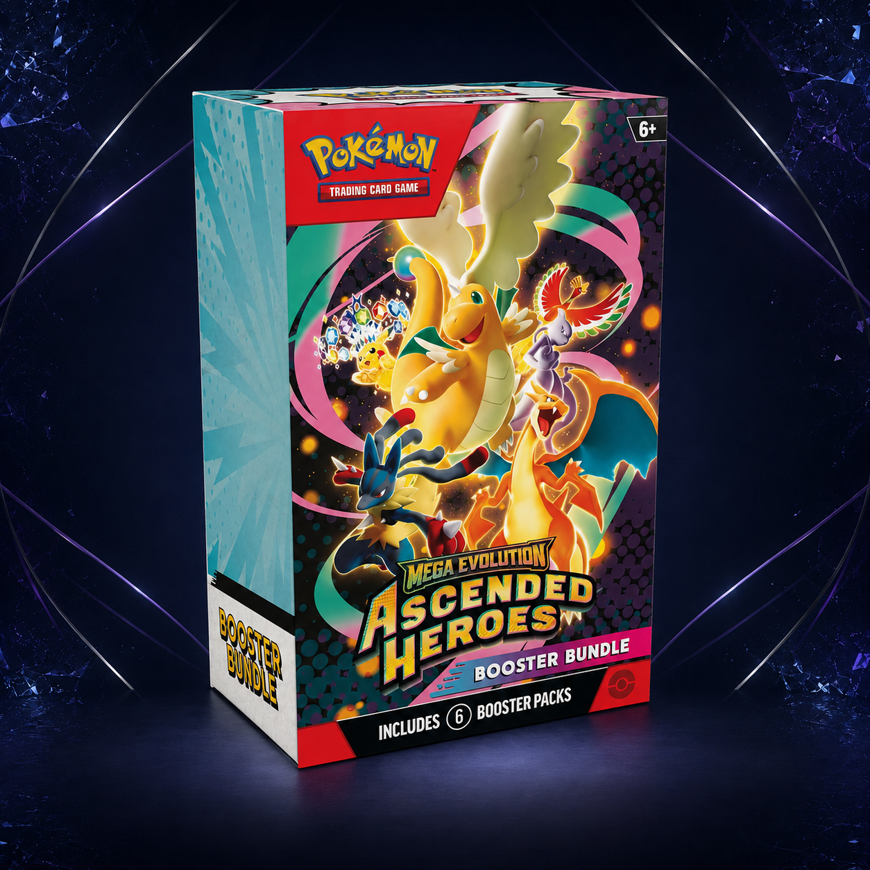 Pokémon TCG: Mega Evolution Ascended Heroes Booster Bundle (6 Packs)