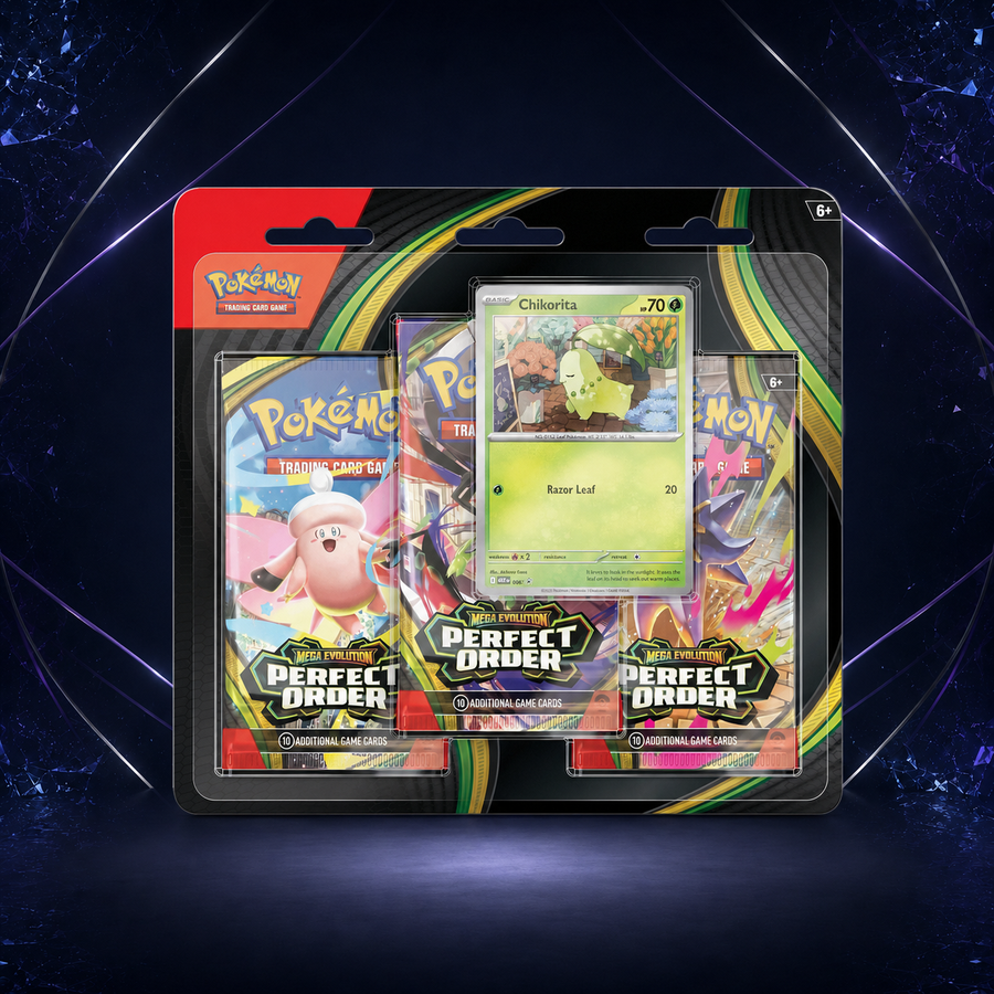 Perfect Order 3 Pack Blister [Chikorita]