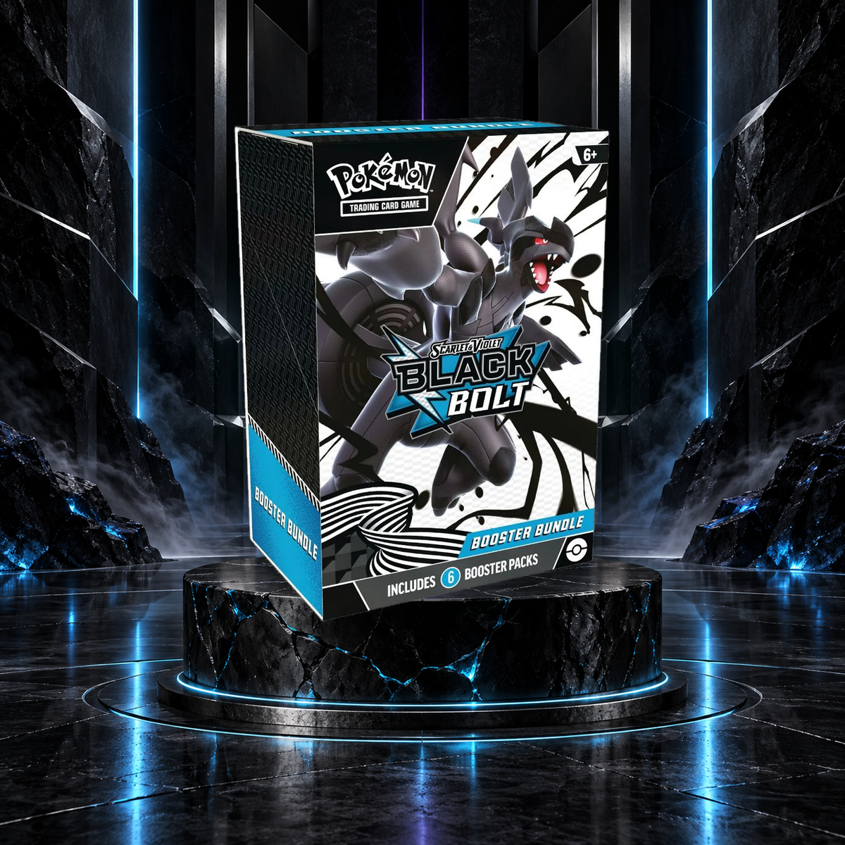 Pokémon TCG: Scarlet & Violet—Black Bolt Booster Bundle (6 Packs)