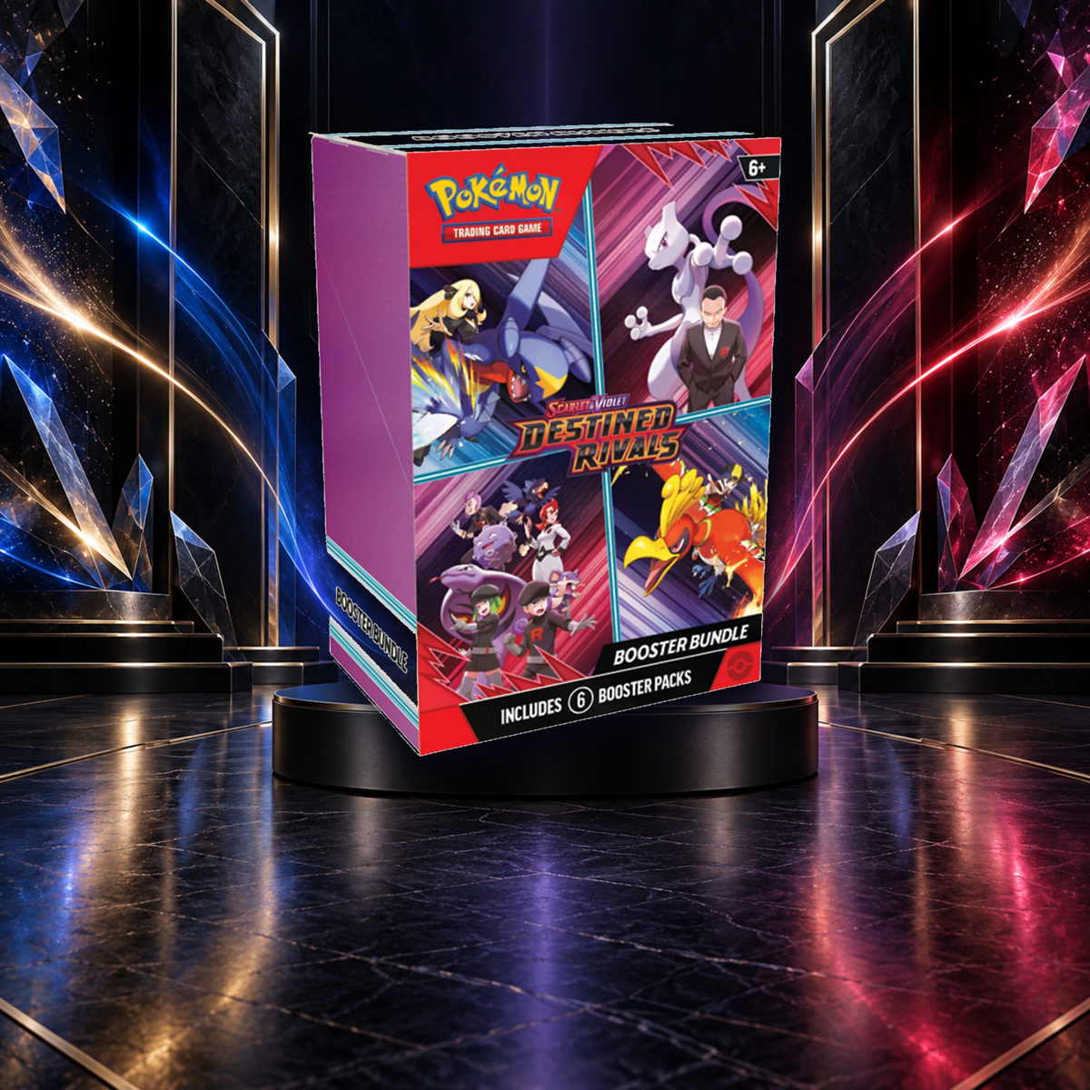 Pokémon TCG Scarlet & Violet—Destined Rivals Booster Bundle | 6 Packs