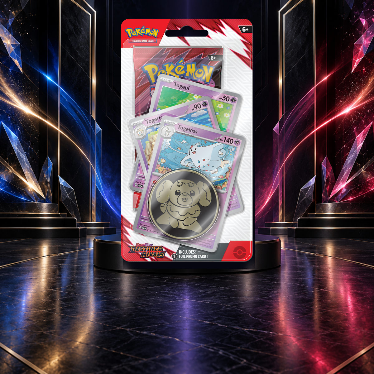 Pokémon TCG: Destined Rivals Premium Checklane Blister – Togekiss
