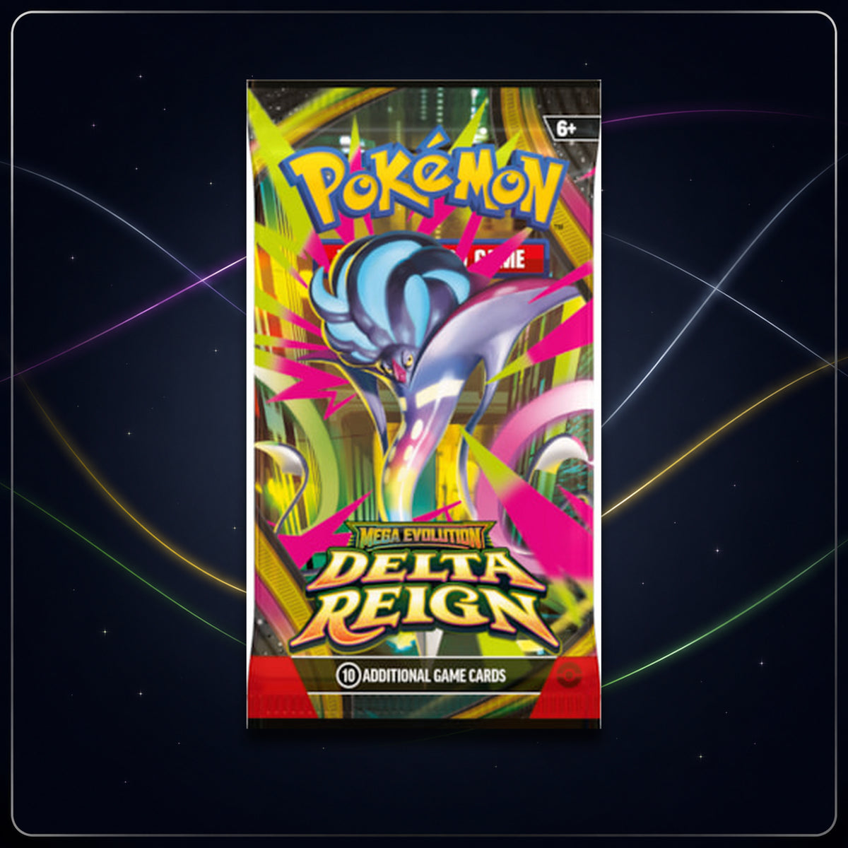 Pokémon TCG Mega Evolution Delta Reign Mega Malamar booster pack artwork