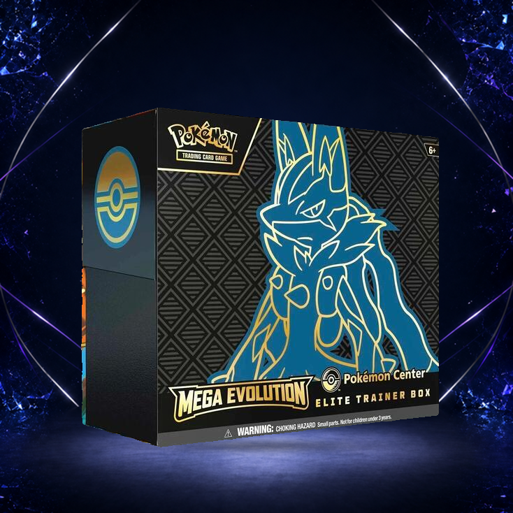Mega Evolution Pokemon Center Elite Trainer Box (Exclusive) [Mega Lucario] — English Pokémon Center exclusive Mega Lucario edition