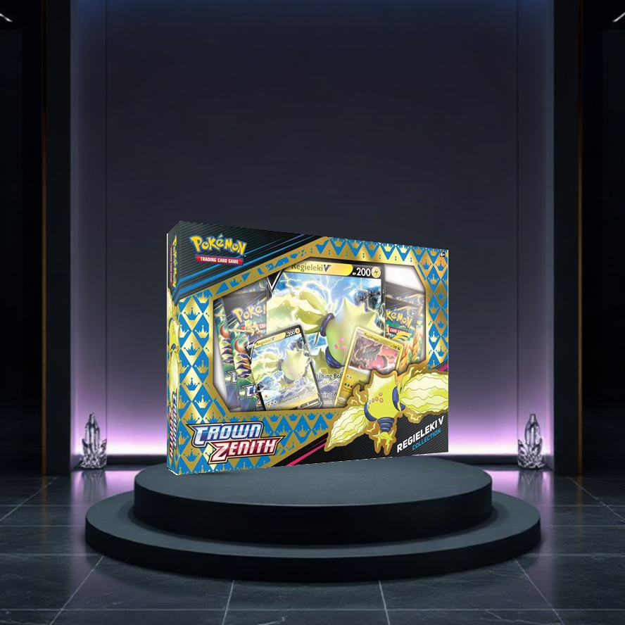 Pokémon TCG: Crown Zenith Collection—Regieleki V — English; Regieleki V collection; single factory-sealed retail box
