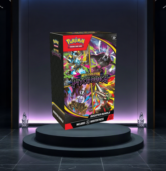 Pokémon TCG: Mega Evolution—Pitch Black Booster Bundle — English factory-sealed Booster Bundle; quantity: 1; launched July 17, 2026