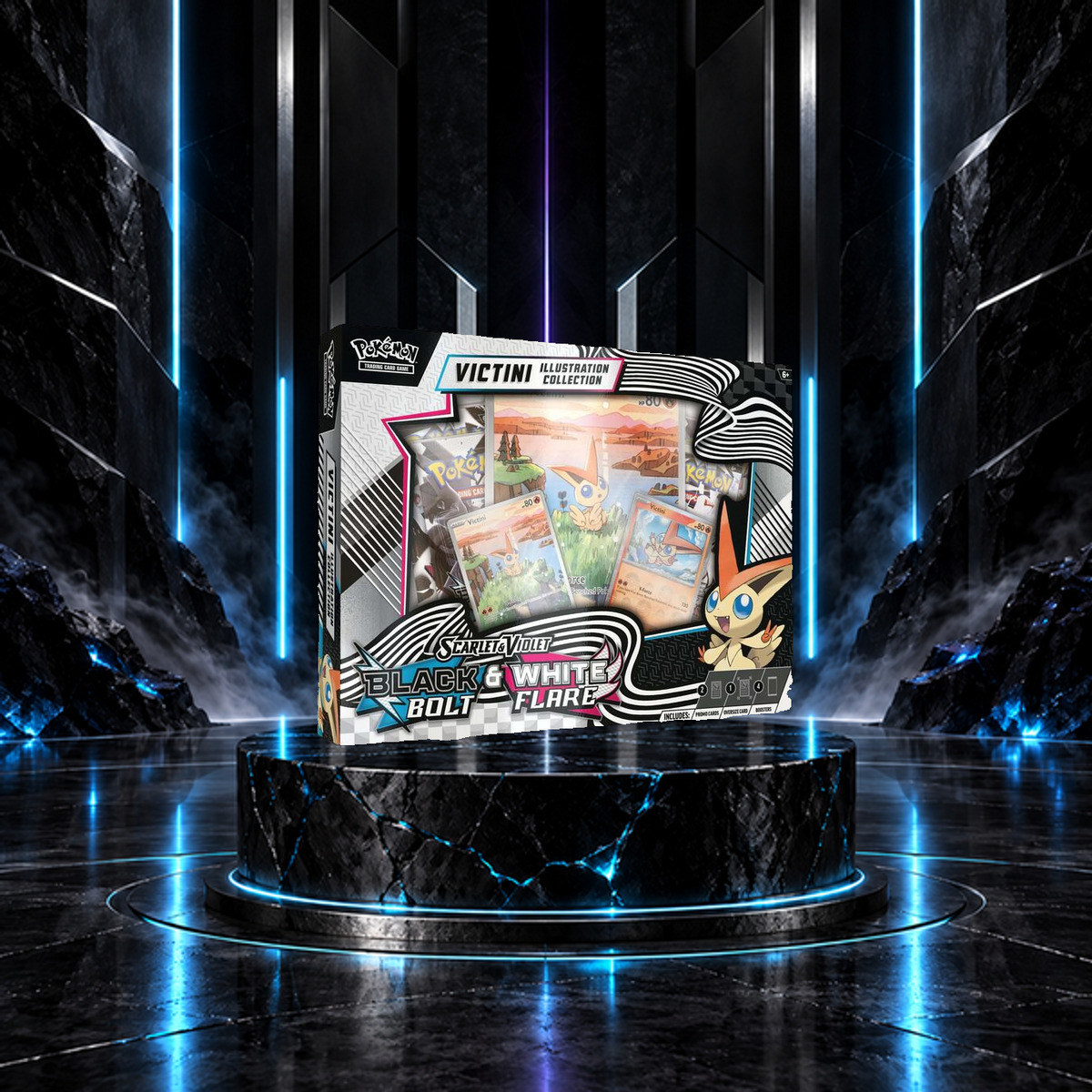 Pokémon TCG: Unova Victini Illustration Collection — Standard English; one sealed Unova Victini collection