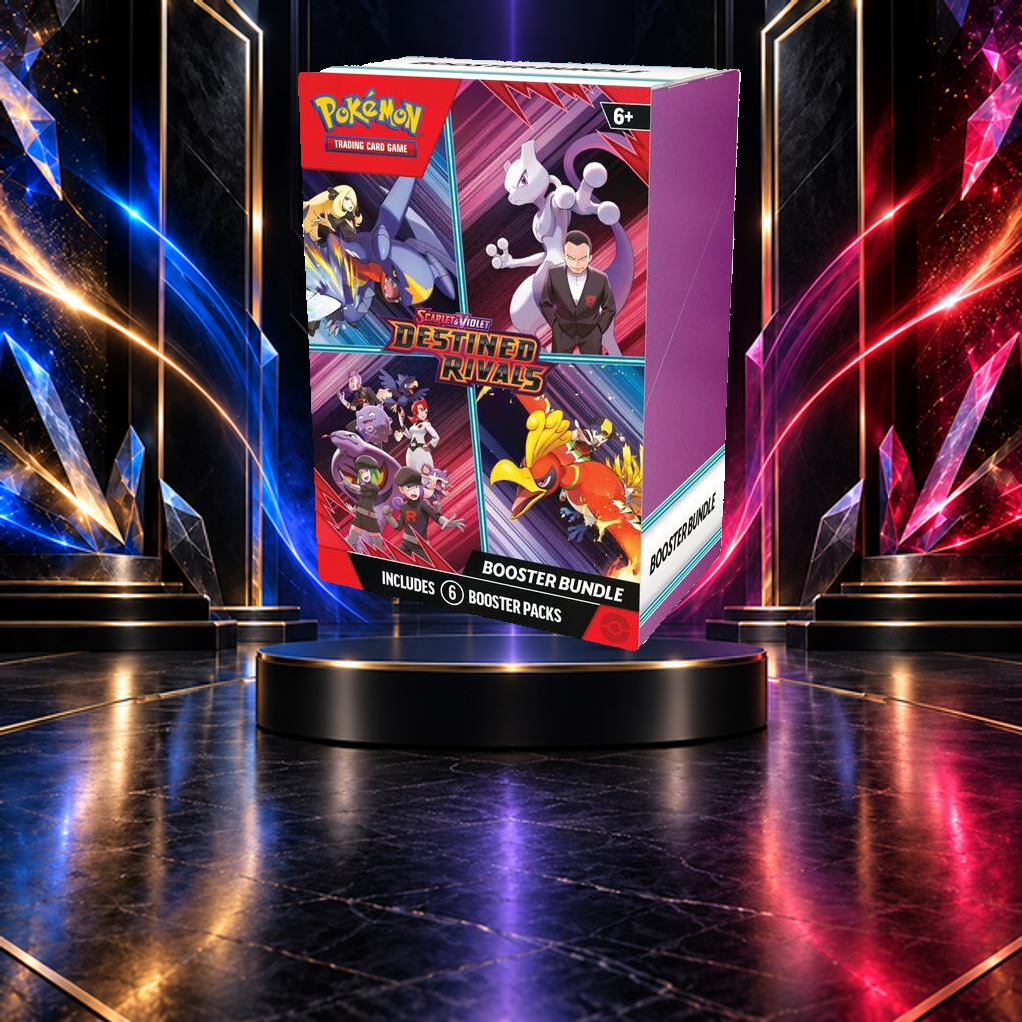 Pokémon TCG: Scarlet & Violet—Destined Rivals Booster Bundle — English factory-sealed standard retail edition; 1 Booster Bundle with 6 Destined Rivals booster packs