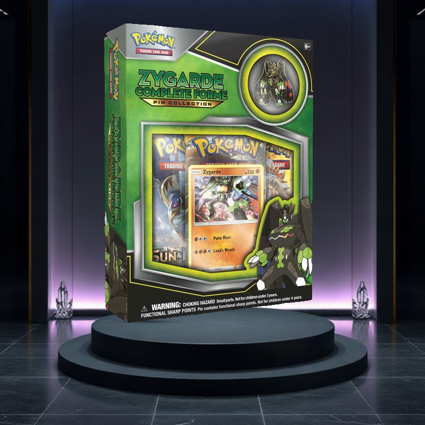 Zygarde Complete Forme Pin Collection — English standard retail edition